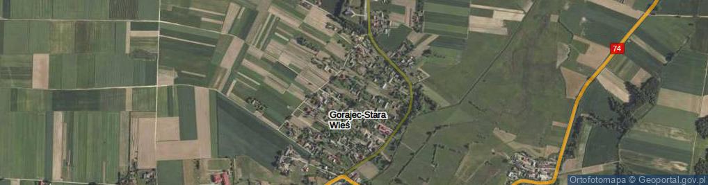 Zdjęcie satelitarne Gorajec-Stara Wieś ul.